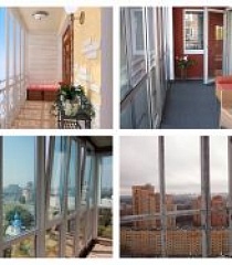 Остекление балконов панорамными окнами